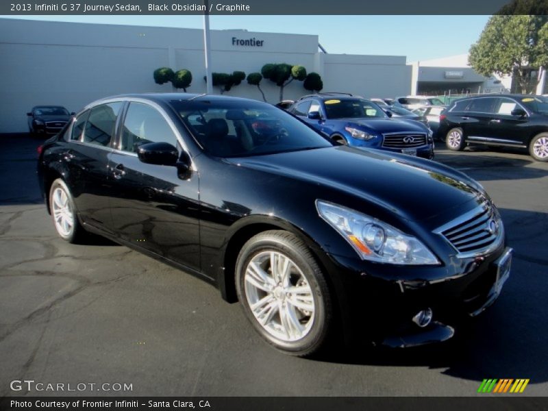 Black Obsidian / Graphite 2013 Infiniti G 37 Journey Sedan