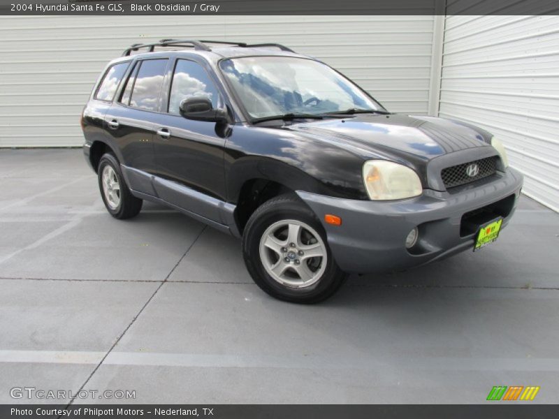 Black Obsidian / Gray 2004 Hyundai Santa Fe GLS