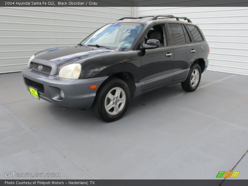 Black Obsidian / Gray 2004 Hyundai Santa Fe GLS
