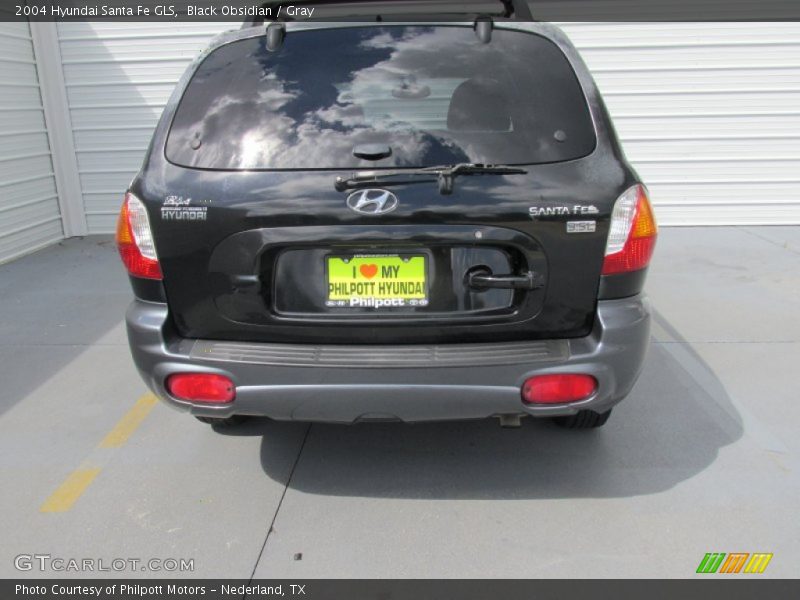 Black Obsidian / Gray 2004 Hyundai Santa Fe GLS