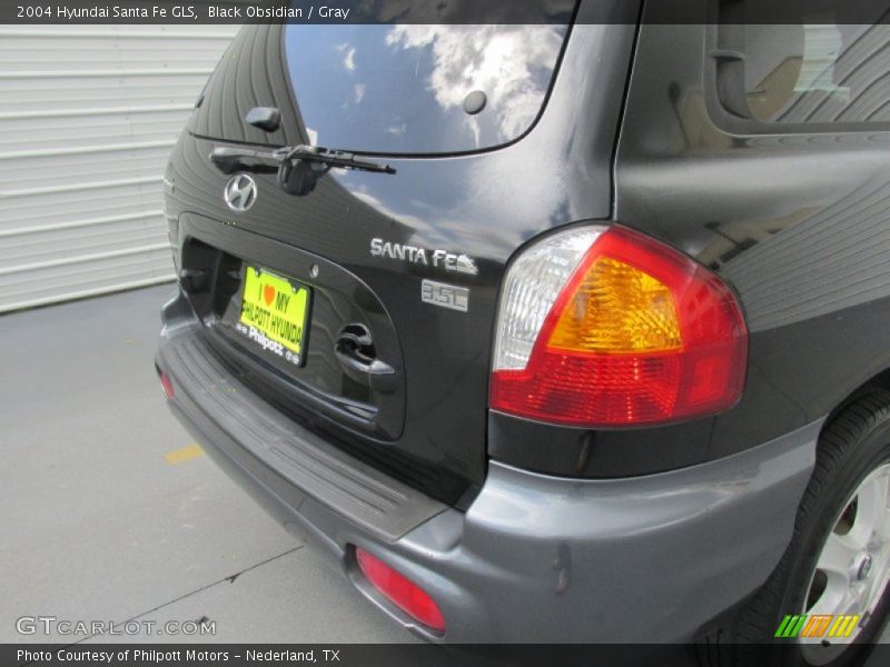 Black Obsidian / Gray 2004 Hyundai Santa Fe GLS