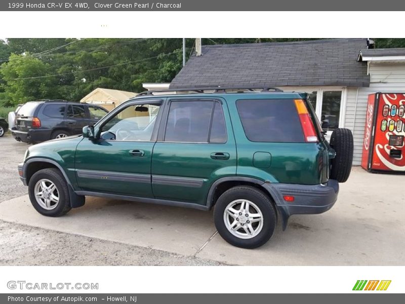 Clover Green Pearl / Charcoal 1999 Honda CR-V EX 4WD