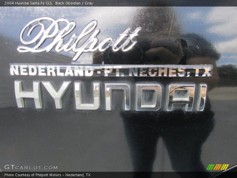 Black Obsidian / Gray 2004 Hyundai Santa Fe GLS