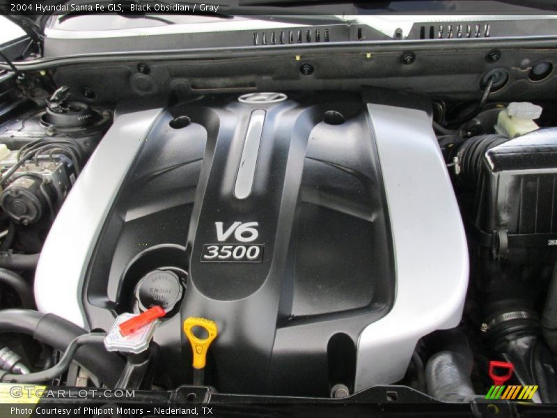 Black Obsidian / Gray 2004 Hyundai Santa Fe GLS