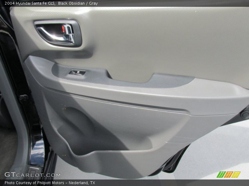 Black Obsidian / Gray 2004 Hyundai Santa Fe GLS