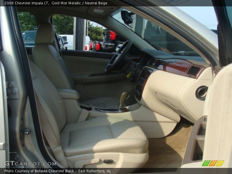 Gold Mist Metallic / Neutral Beige 2008 Chevrolet Impala LT
