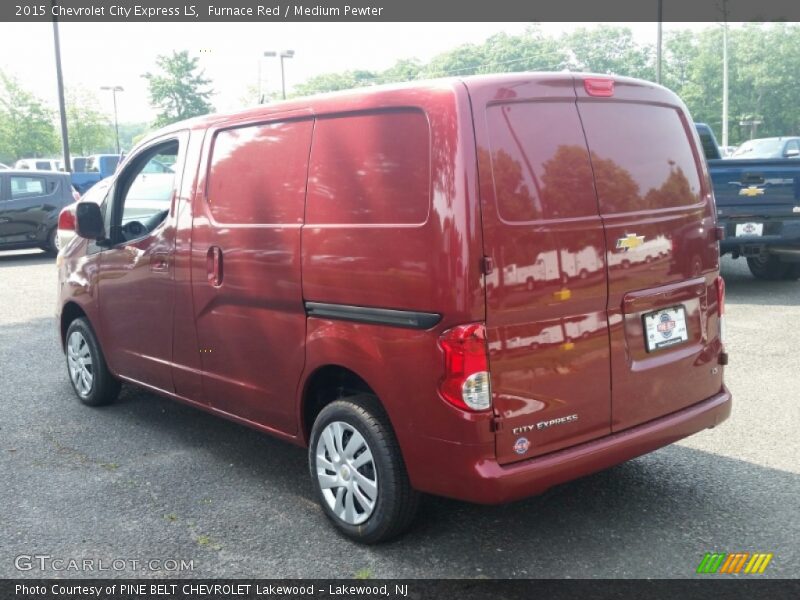 Furnace Red / Medium Pewter 2015 Chevrolet City Express LS