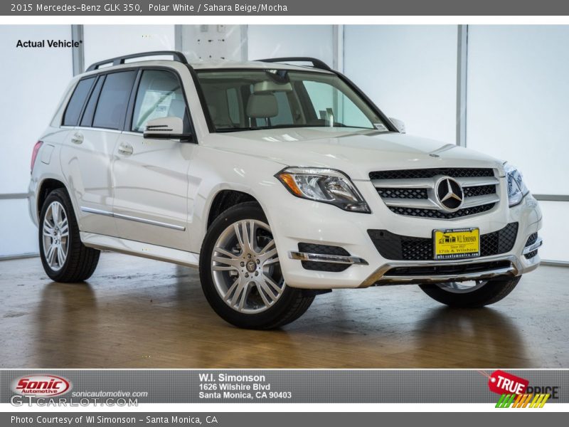 Polar White / Sahara Beige/Mocha 2015 Mercedes-Benz GLK 350