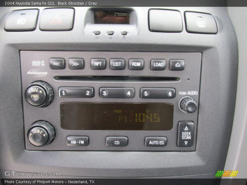 Black Obsidian / Gray 2004 Hyundai Santa Fe GLS