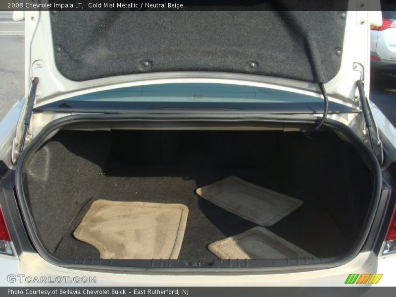 Gold Mist Metallic / Neutral Beige 2008 Chevrolet Impala LT