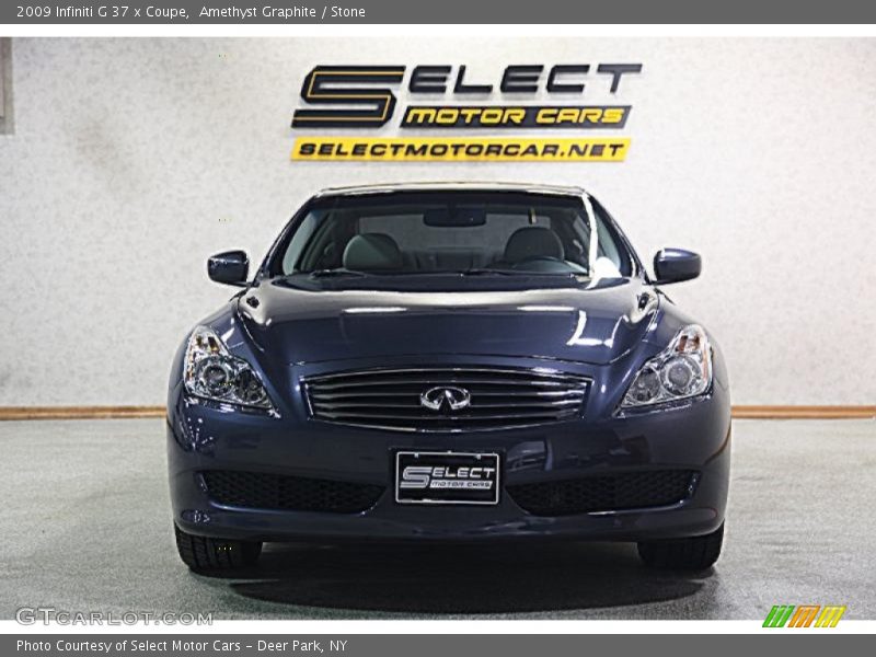 Amethyst Graphite / Stone 2009 Infiniti G 37 x Coupe