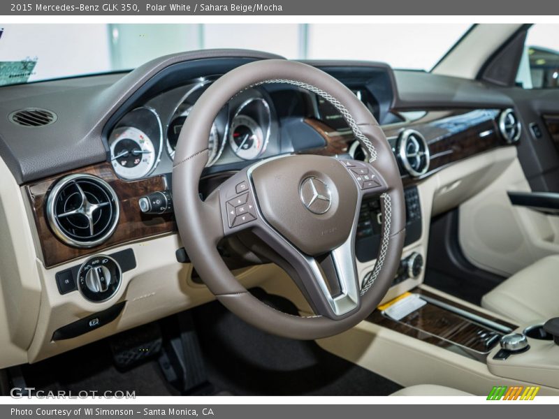 Polar White / Sahara Beige/Mocha 2015 Mercedes-Benz GLK 350