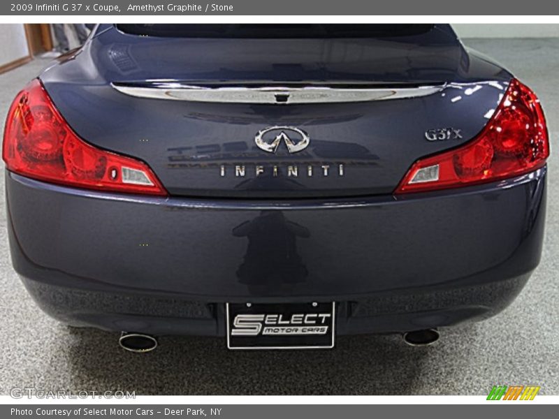 Amethyst Graphite / Stone 2009 Infiniti G 37 x Coupe