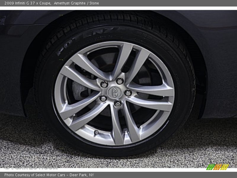 Amethyst Graphite / Stone 2009 Infiniti G 37 x Coupe