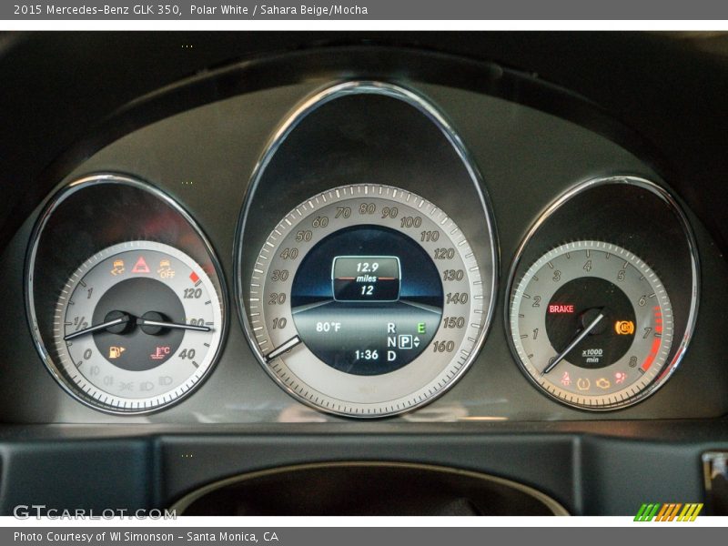 Polar White / Sahara Beige/Mocha 2015 Mercedes-Benz GLK 350