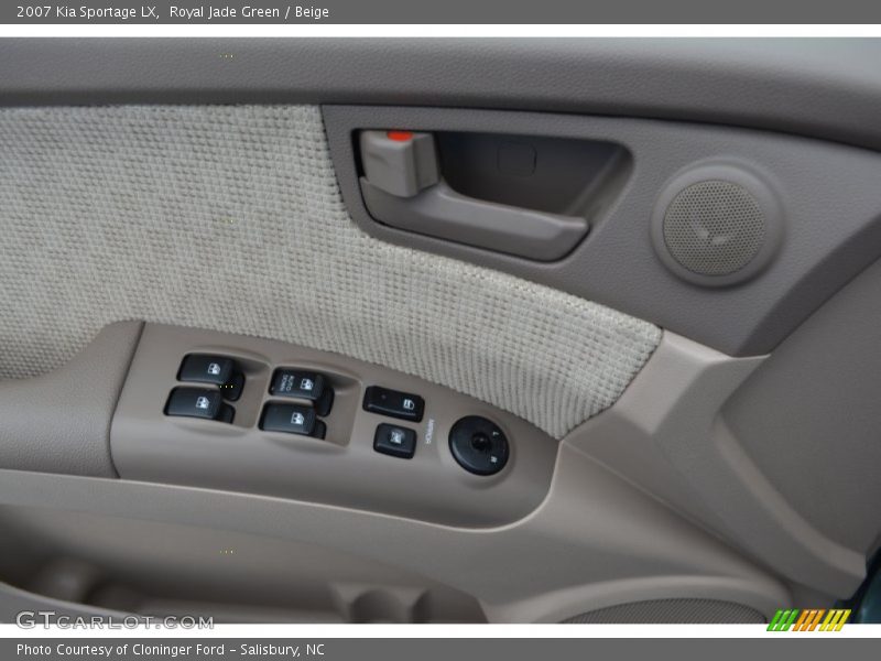 Royal Jade Green / Beige 2007 Kia Sportage LX