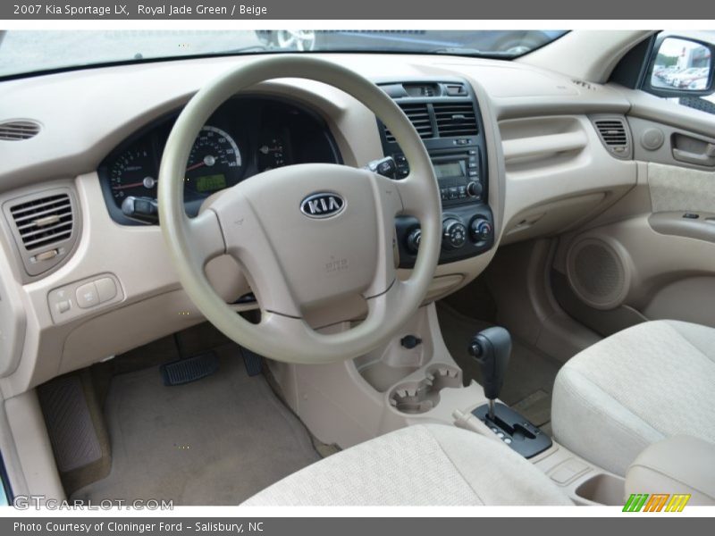  2007 Sportage LX Beige Interior