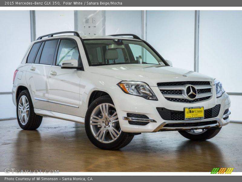 Polar White / Sahara Beige/Mocha 2015 Mercedes-Benz GLK 350