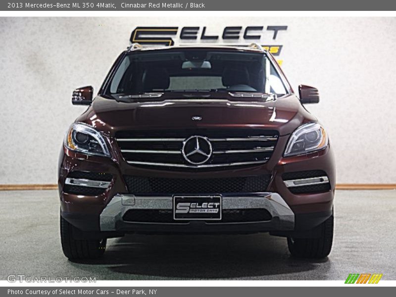 Cinnabar Red Metallic / Black 2013 Mercedes-Benz ML 350 4Matic