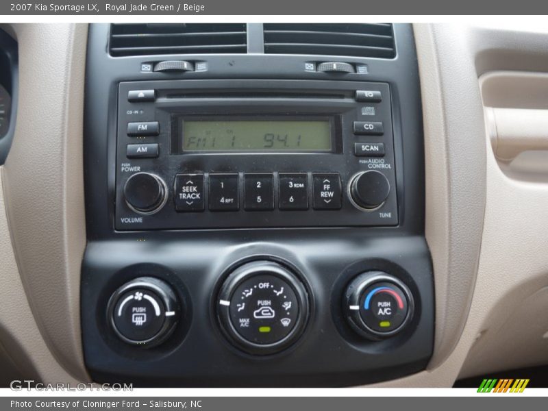 Controls of 2007 Sportage LX