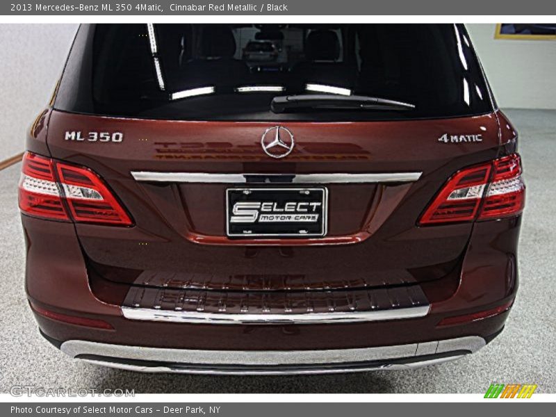 Cinnabar Red Metallic / Black 2013 Mercedes-Benz ML 350 4Matic