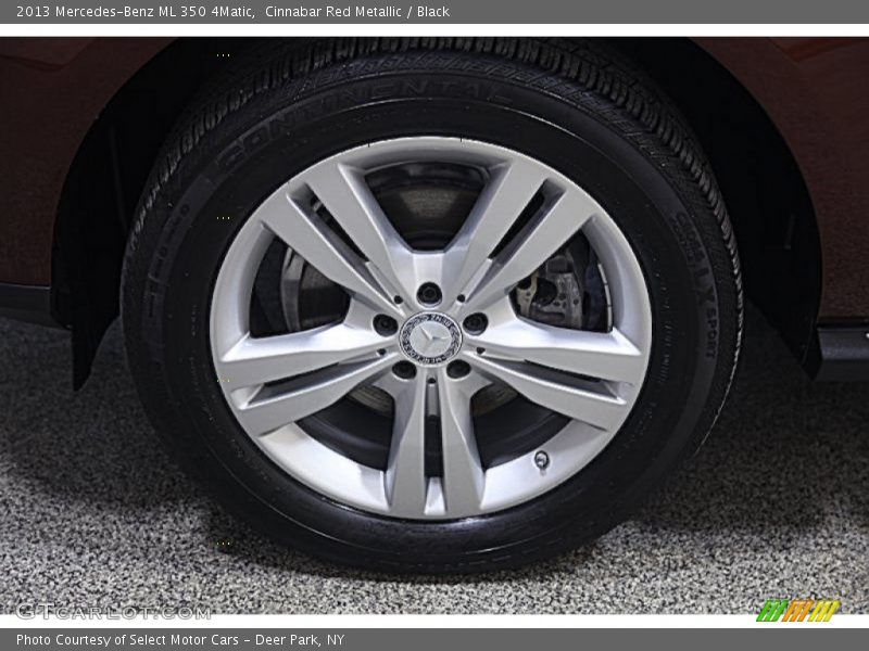 Cinnabar Red Metallic / Black 2013 Mercedes-Benz ML 350 4Matic