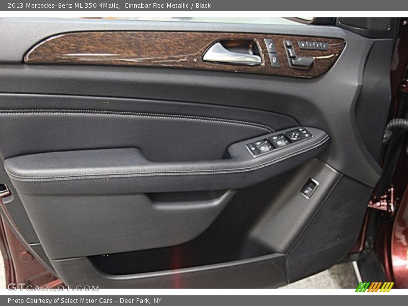 Cinnabar Red Metallic / Black 2013 Mercedes-Benz ML 350 4Matic