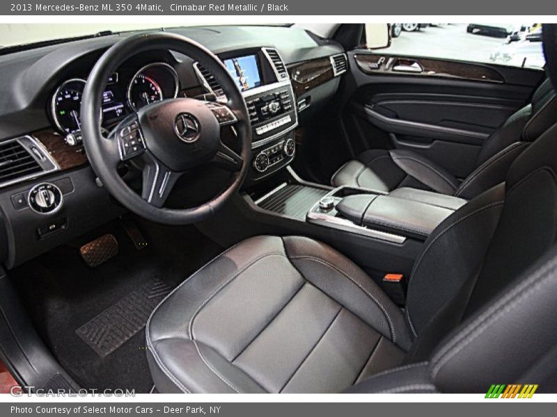 Cinnabar Red Metallic / Black 2013 Mercedes-Benz ML 350 4Matic