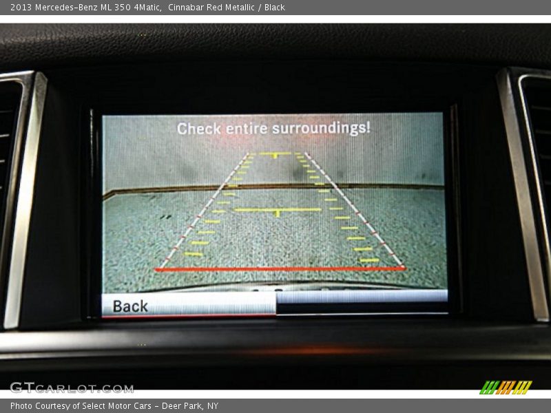 Cinnabar Red Metallic / Black 2013 Mercedes-Benz ML 350 4Matic