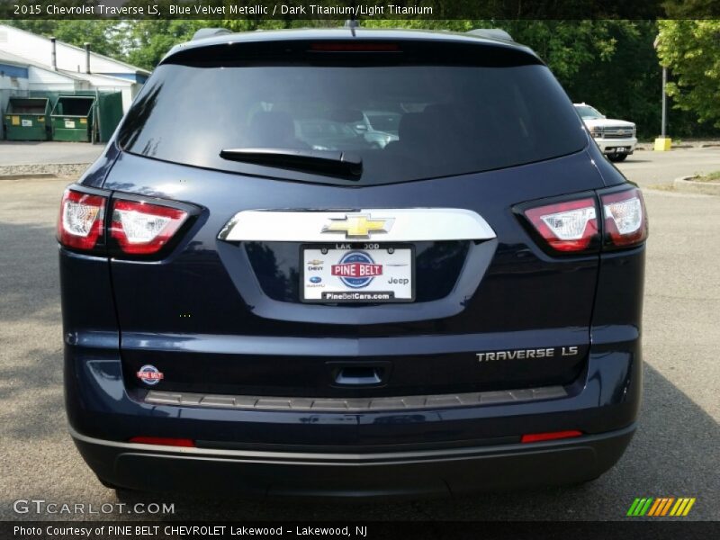 Blue Velvet Metallic / Dark Titanium/Light Titanium 2015 Chevrolet Traverse LS