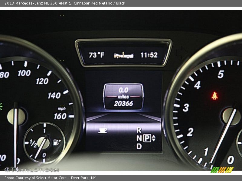 Cinnabar Red Metallic / Black 2013 Mercedes-Benz ML 350 4Matic