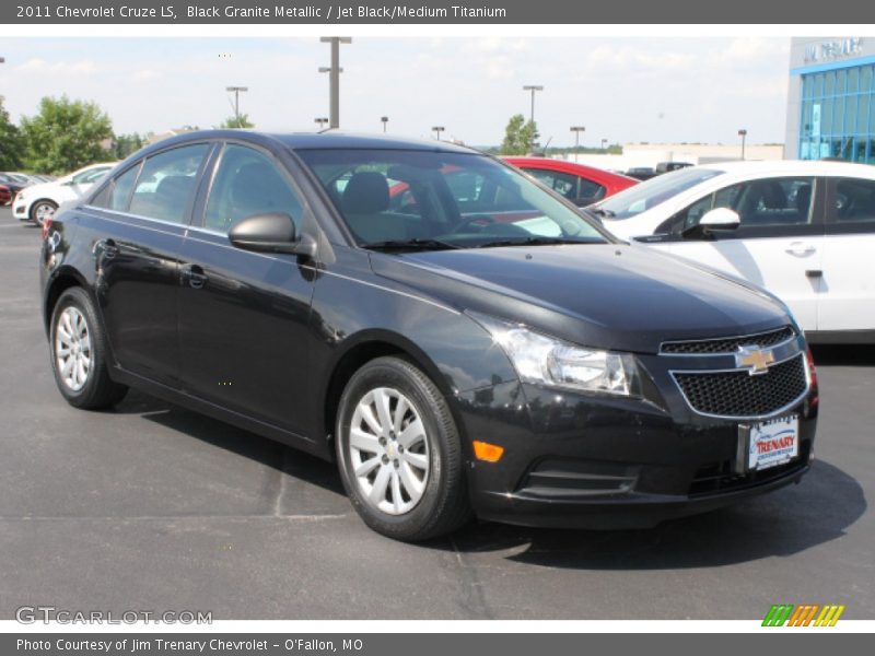 Black Granite Metallic / Jet Black/Medium Titanium 2011 Chevrolet Cruze LS