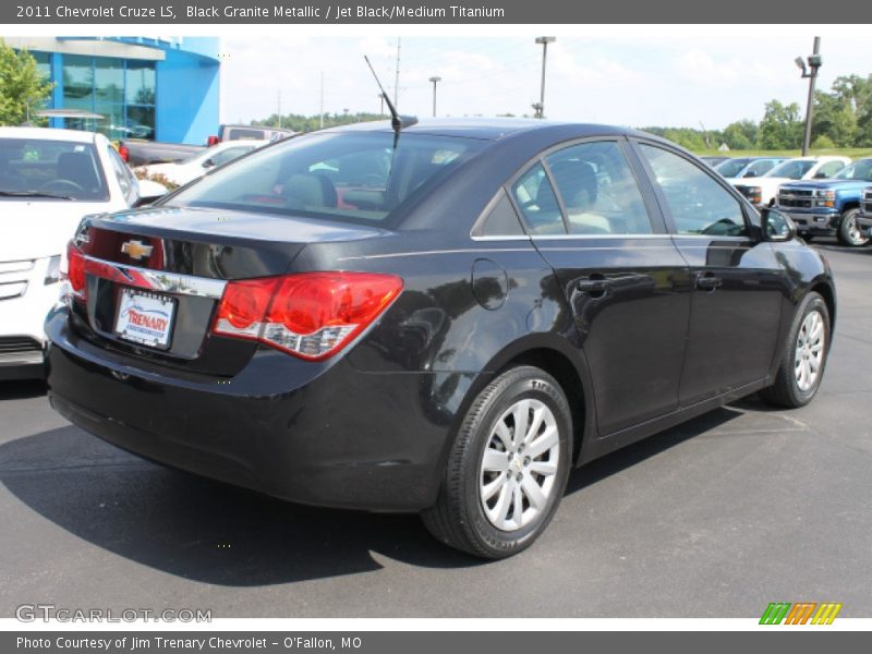 Black Granite Metallic / Jet Black/Medium Titanium 2011 Chevrolet Cruze LS