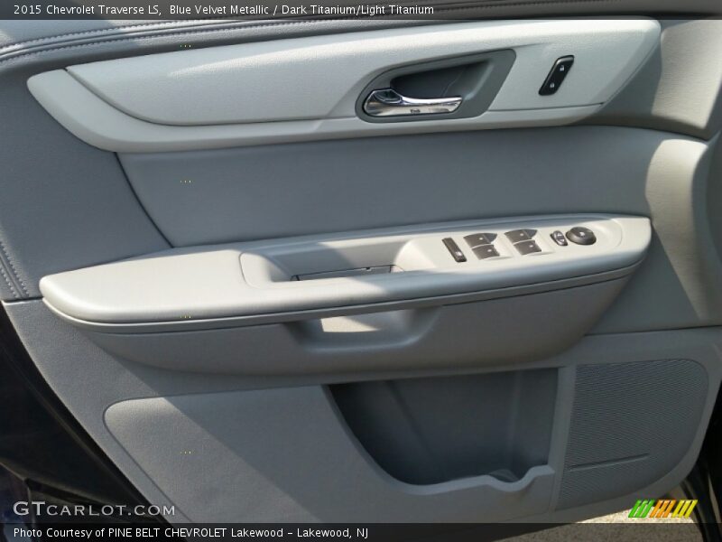 Blue Velvet Metallic / Dark Titanium/Light Titanium 2015 Chevrolet Traverse LS