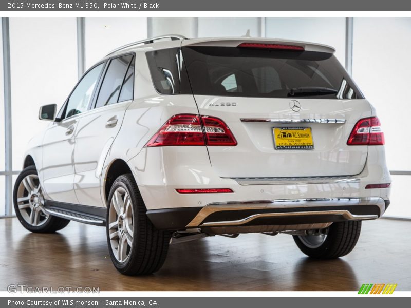 Polar White / Black 2015 Mercedes-Benz ML 350