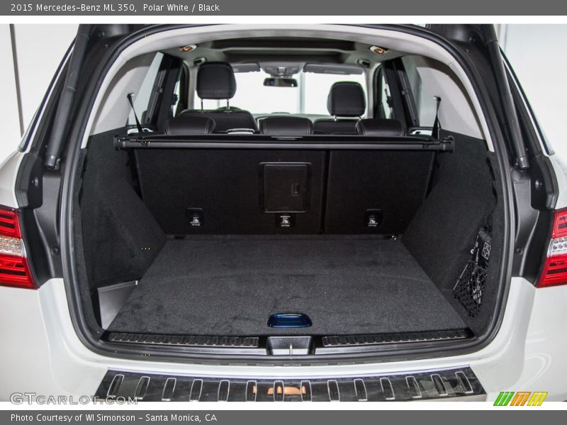 Polar White / Black 2015 Mercedes-Benz ML 350
