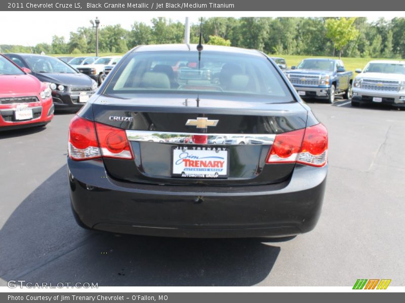 Black Granite Metallic / Jet Black/Medium Titanium 2011 Chevrolet Cruze LS