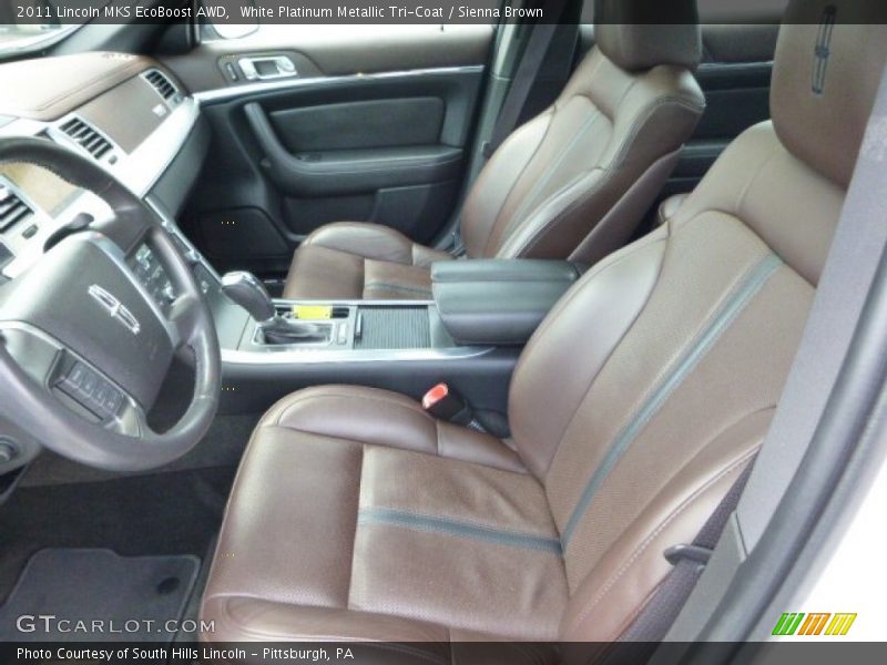  2011 MKS EcoBoost AWD Sienna Brown Interior