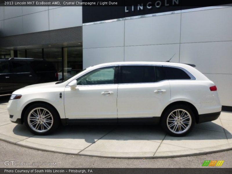 Crystal Champagne / Light Dune 2013 Lincoln MKT EcoBoost AWD
