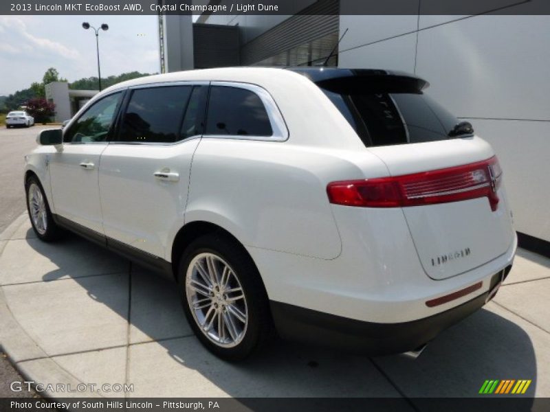 Crystal Champagne / Light Dune 2013 Lincoln MKT EcoBoost AWD