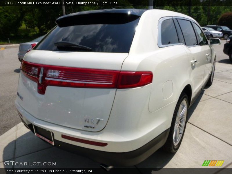 Crystal Champagne / Light Dune 2013 Lincoln MKT EcoBoost AWD