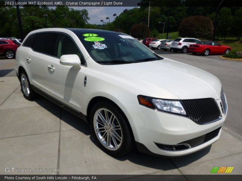 Crystal Champagne / Light Dune 2013 Lincoln MKT EcoBoost AWD