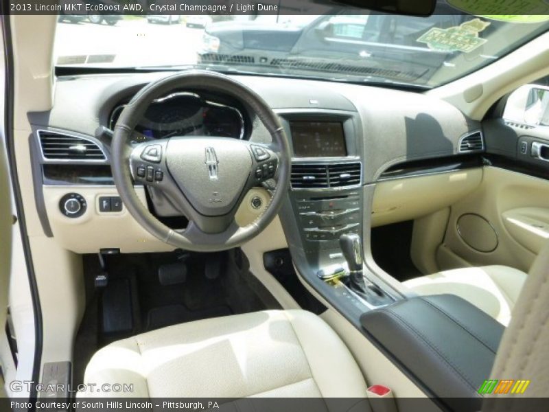 Crystal Champagne / Light Dune 2013 Lincoln MKT EcoBoost AWD