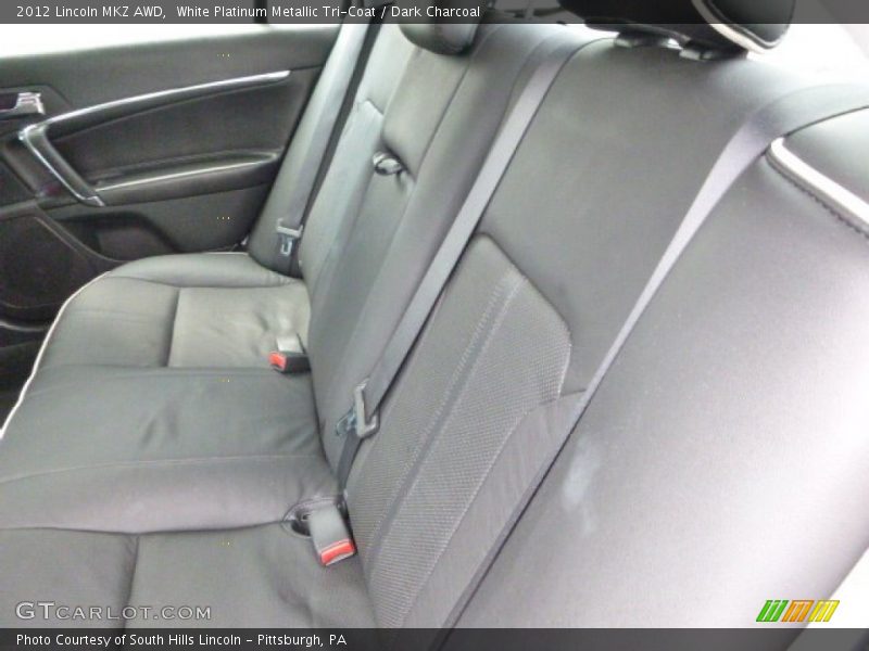 White Platinum Metallic Tri-Coat / Dark Charcoal 2012 Lincoln MKZ AWD