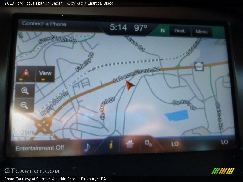 Ruby Red / Charcoal Black 2013 Ford Focus Titanium Sedan