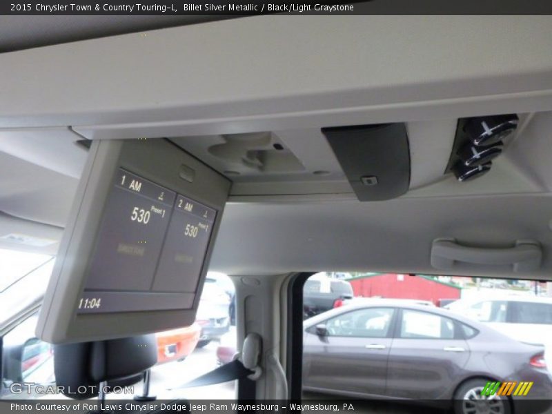 Billet Silver Metallic / Black/Light Graystone 2015 Chrysler Town & Country Touring-L