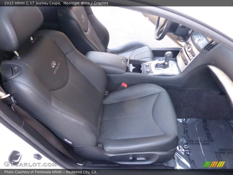 Moonlight White / Graphite 2013 Infiniti G 37 Journey Coupe