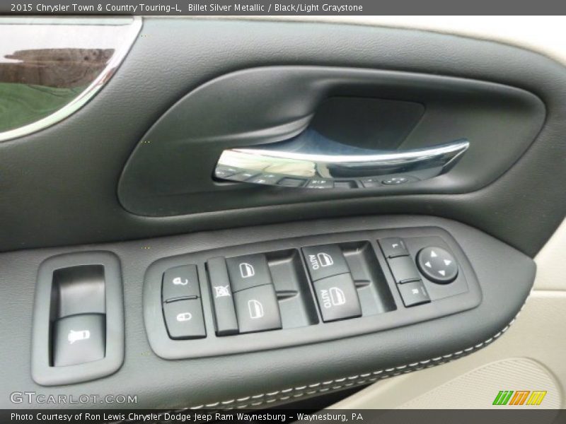 Billet Silver Metallic / Black/Light Graystone 2015 Chrysler Town & Country Touring-L