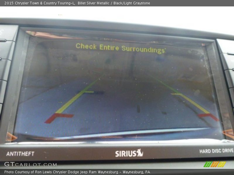 Billet Silver Metallic / Black/Light Graystone 2015 Chrysler Town & Country Touring-L