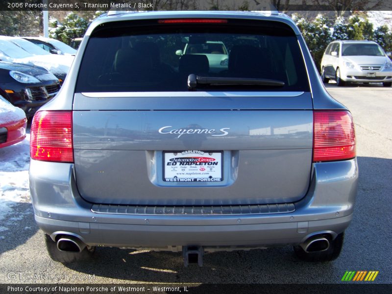 Titanium Metallic / Black 2006 Porsche Cayenne S